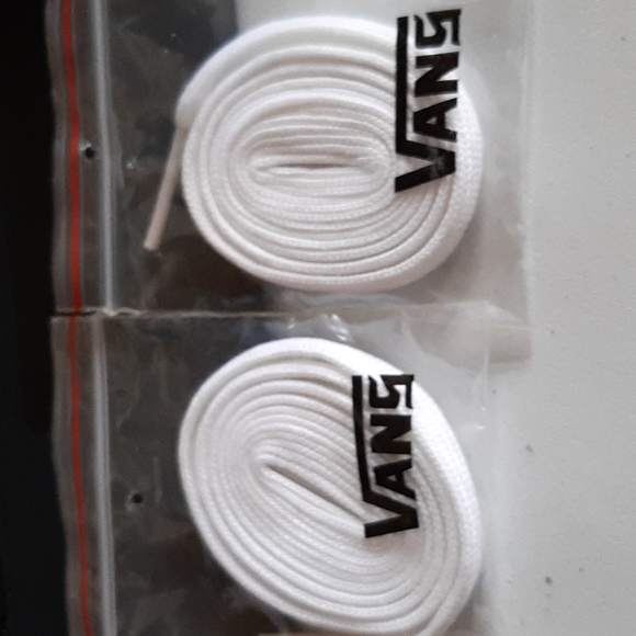 Vans Other - 4 For $18 Vans White Shoe Laces